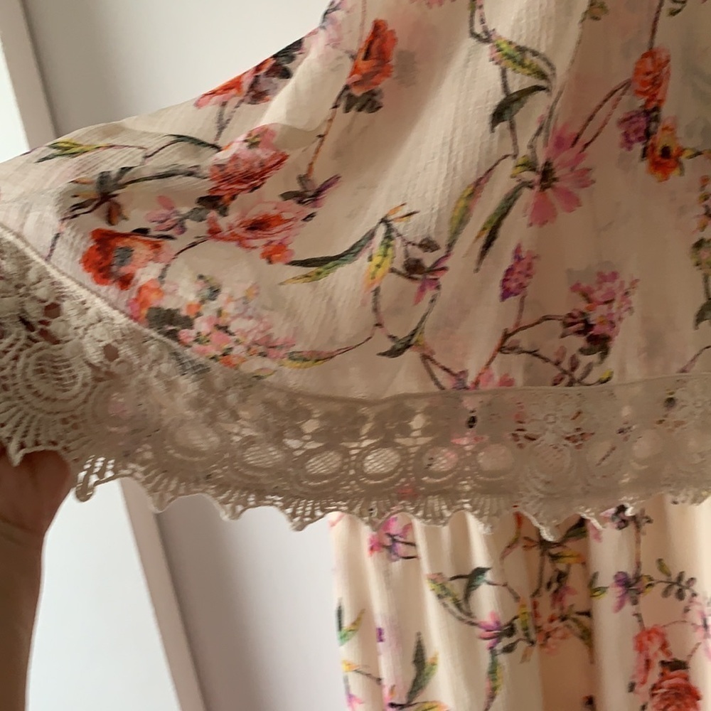 Adrianna Papell Bonita Floral Maxi Dress 22W - Picture 6 of 13